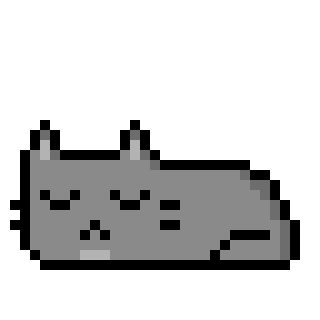 Pixel art cat